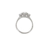 Thumbnail of Guiding Light Trilogy - Oval Diamond Engagement Ring 14k White Gold