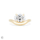 Thumbnail of Wave of Love - East West Diamond Engagement Ring