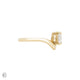 Wave of Love - East West Diamond Engagement Ring