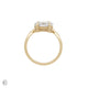 Wave of Love - East West Diamond Engagement Ring