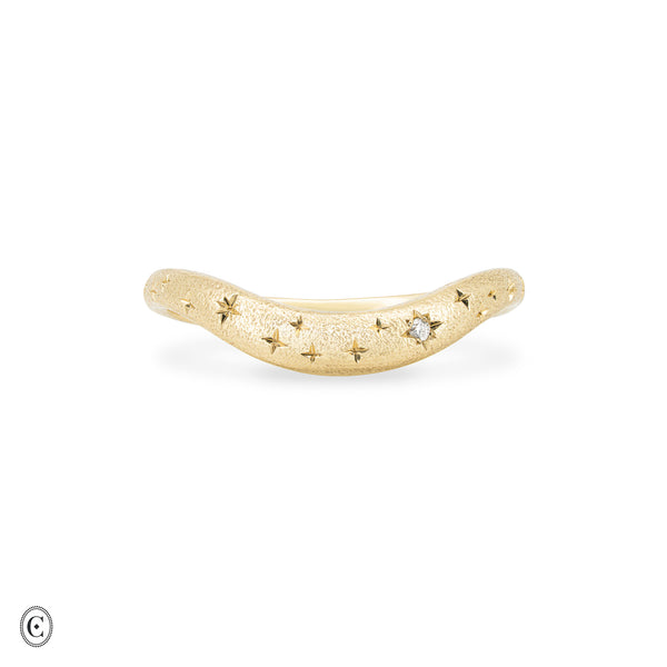 Alternative view of Wave of Love - North Star Ring