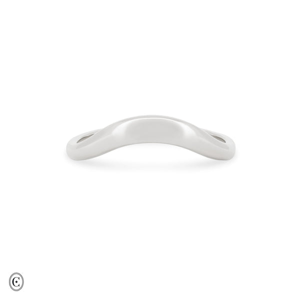 Wave of Love - White Gold Wave Ring