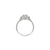 You, Me & Magic - Round Cut Three Stone Engagement Ring 14k White Gold