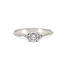 Thumbnail of You, Me & Magic - Round Cut Three Stone Engagement Ring 14k White Gold