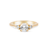 Thumbnail of You, Me & Magic - Round Cut Three Stone Engagement Ring 14k Gold