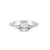 Thumbnail of You, Me & Magic - Round Cut Three Stone Engagement Ring 14k White Gold