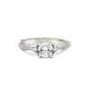 Thumbnail of You, Me & Magic - Round Cut Three Stone Engagement Ring 14k White Gold