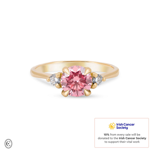 You, Me & Magic - Pink Diamond Engagement Ring 14k Gold