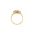 You, Me & Magic - Round Cut Three Stone Engagement Ring 14k Gold