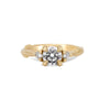 Thumbnail of You, Me & Magic - Round Cut Three Stone Engagement Ring 14k Gold