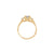 You, Me & Magic - Round Cut Three Stone Engagement Ring 14k Gold