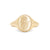 Always Remember Hand Engraved Family Signet Ring - 14k Gold