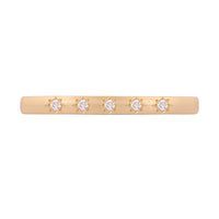 Tomorrow Promise Ring Five Diamond - 14k Gold with Five Diamonds