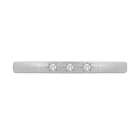 Tomorrow Promise Ring Three Diamond - 14k White Gold with Three Diamonds