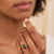 Hero Ring - 14k Polished Gold Green Tourmaline & Diamond Ring