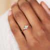 Love is All 0.5ct Lab-Grown Diamond Engagement Ring - 14k White Gold Twig Band