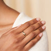 Thumbnail of North Star Diamond Tiny Signet Ring - 14k White Gold