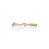 Promise Me - 14k Gold Twig Band Diamond Ring