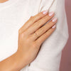 Thumbnail of Promise Me - 14k Gold Twig Band Diamond Ring