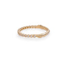 Edwardian - 14k Gold Half Eternity Diamond Ring