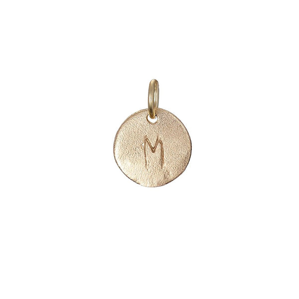 Chupi - Initial Necklace - Personalised Tiny Disc - I Am Yours Now