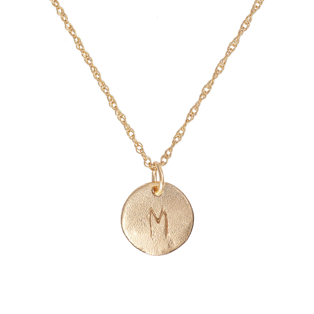 Script Initial Pendant Necklace - MYKA