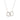 On-body shot of Hawthorn Eternity - 14k White Gold Diamond Necklace