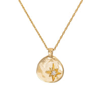 Chupi - North Star Diamond Necklace - Solid Gold