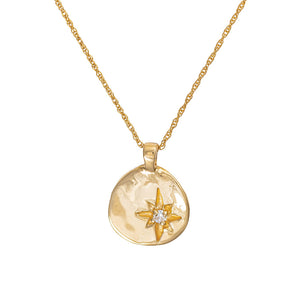 North Star | Gold Diamond Necklace | Chupi