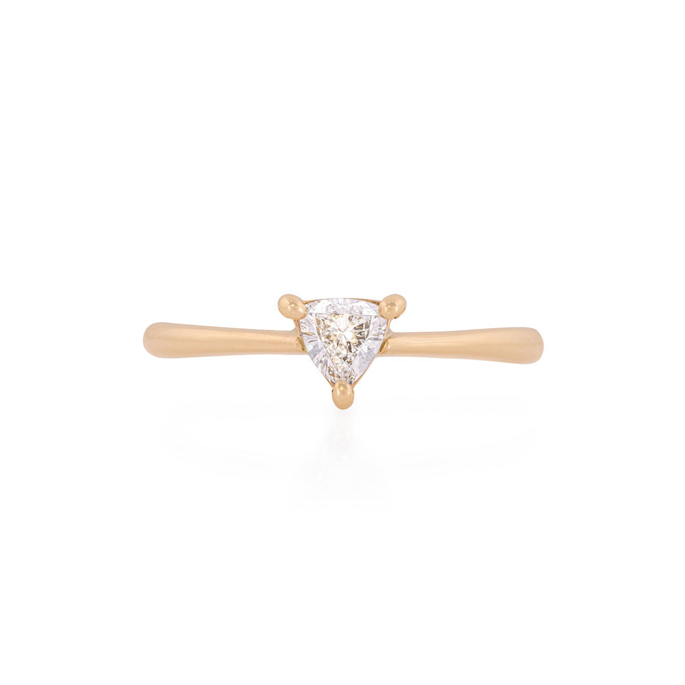 One in a Trillion - 14k Gold Solitaire Lab-Grown Diamond Ring