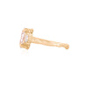 Thumbnail of One in a Trillion 2ct Lab-Grown Oval Pink Diamond Engagement Ring - 14k Gold Twig Band