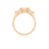 Thumbnail of One in a Trillion 2ct Lab-Grown Oval Pink Diamond Engagement Ring - 14k Gold Twig Band