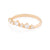 Crown of Light - 14k Gold Polished Band Diamond Ring