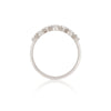 Crown of Light - 14k White Gold Polished Band Diamond Ring