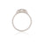Warrior - 14k White Gold Polished Band Marquise Lab-Grown Diamond Ring