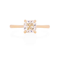 Georgian 1ct Lab-Grown Diamond Solitaire Engagement Ring - 14k Gold Polished Band