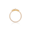 Crown of Hope - 14k Polished Gold Marquise Diamond Ring