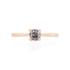 Darling 0.5ct Grey Diamond Engagement Ring - 14k Gold Polished Band