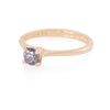 Darling 0.5ct Grey Diamond Engagement Ring - 14k Gold Polished Band