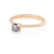 Darling 0.5ct Grey Diamond Engagement Ring - 14k Gold Polished Band