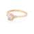 Dewlight 1ct Lab-Grown Diamond Oval Engagement Ring - 14k Gold Polished Band