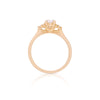 Dewlight 1ct Lab-Grown Diamond Oval Engagement Ring - 14k Gold Polished Band