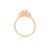 Dewlight 1ct Lab-Grown Diamond Oval Engagement Ring - 14k Gold Polished Band