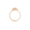 Love is All 0.5ct Diamond Engagement Ring - 14k Gold Polished Band