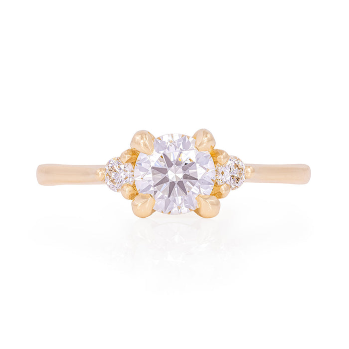 Love is Ours 0.7ct Diamond Engagement Ring - 14k Gold Polished Band