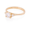 Love is Ours 0.7ct Diamond Engagement Ring - 14k Gold Polished Band