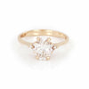 Starlight 1.4ct Lab-Grown Oval Diamond Engagement Ring - 14k Gold Polished Band - Video cover