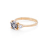 You, Me & Magic 1ct Grey Diamond Engagement Ring - 14k Gold Polished Band