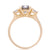 You, Me & Magic 1ct Grey Diamond Engagement Ring - 14k Gold Polished Band