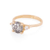 You, Me & Magic 2ct Grey Diamond Engagement Ring - 14k Gold Polished Band